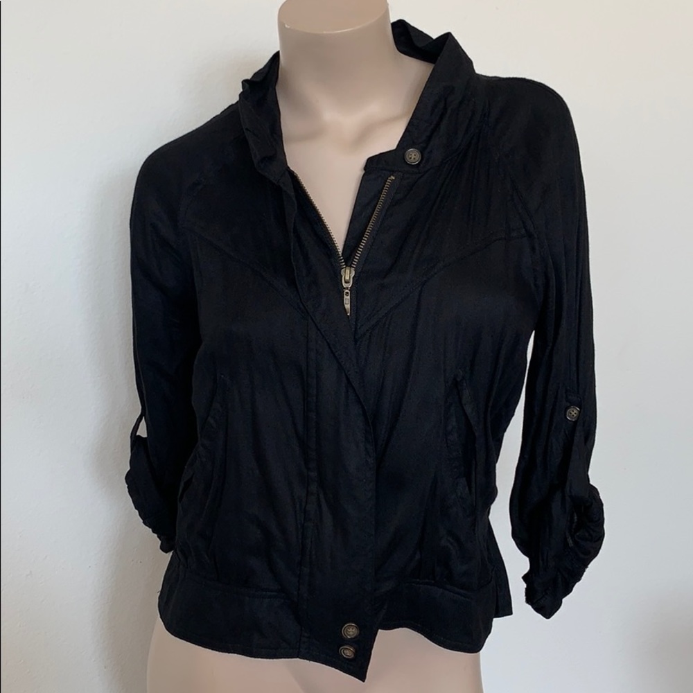 Black light weight hipster jacket.